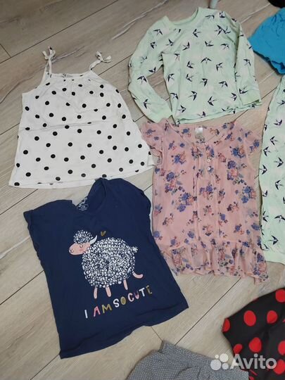 Вещи пакетом на девочку 116 122 128