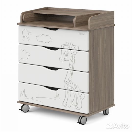 Комод Pituso Жирафик (Орион 804 пвх) новый