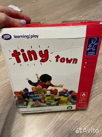 Learning play tiny town деревянный конструктор