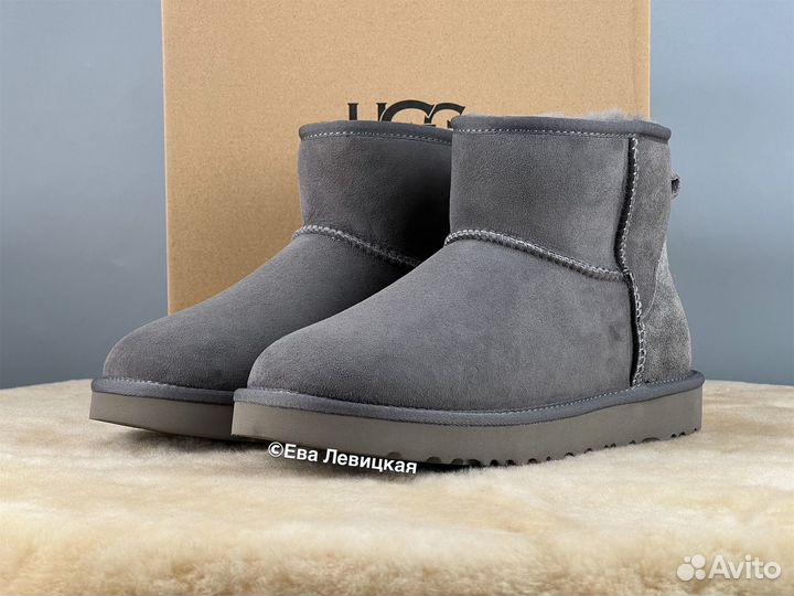 Угги мужские Ugg Mens Classic Mini II Grey