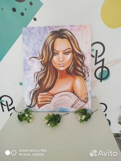 Картина печать на холсте