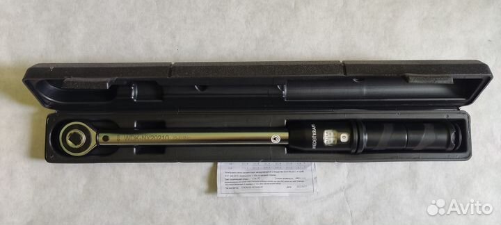 Динамометрический ключ wiederkraft 20-210 Нм