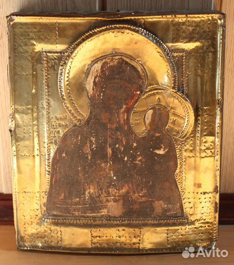 Икона Божией Матери Смоленская. Конец 18 начало 19