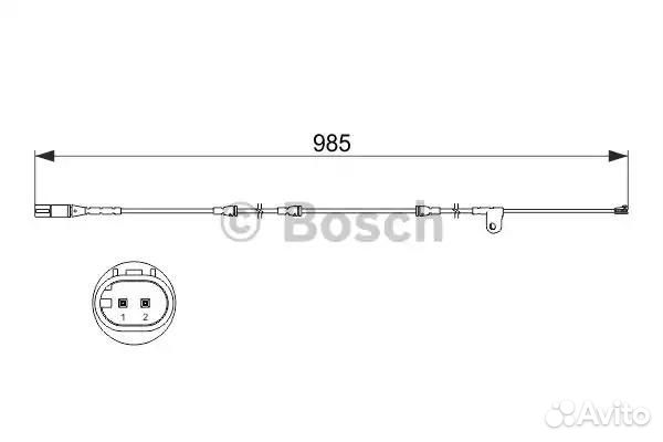 1987473520 Датчик износа тормозных колодок