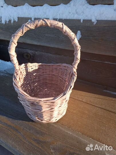 Корзина плетеная. Своими руками