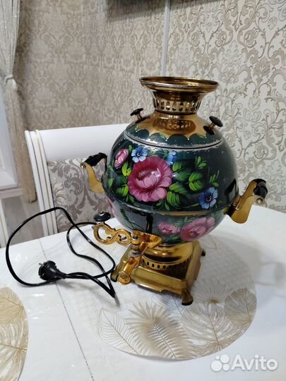 Самовар электрический расписной