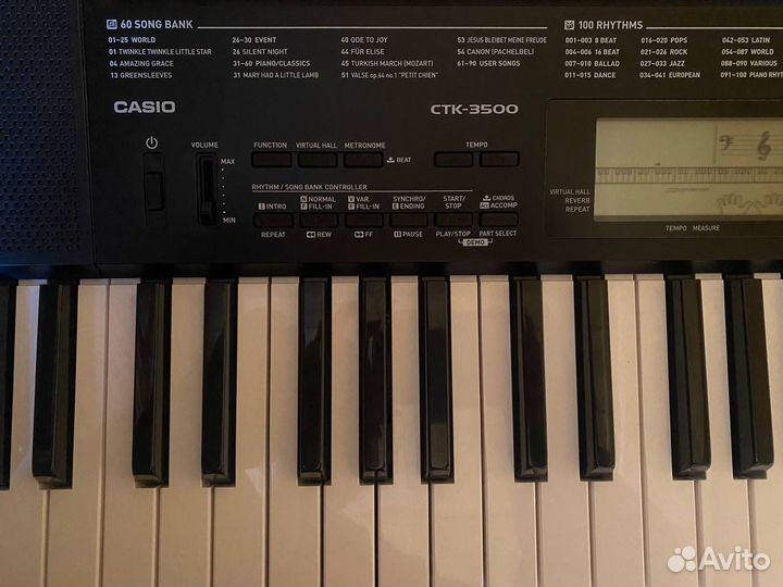 Синтезатор casio ctk 3500