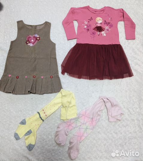 Вещи пакетом для девочки 110