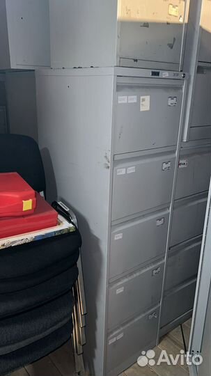 Картотека металлическая Практик 5 ящиков