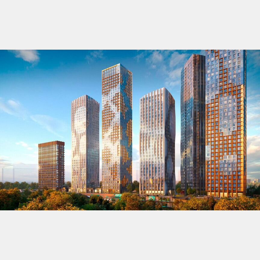 3-к. квартира, 60,9 м², 4/45 эт.