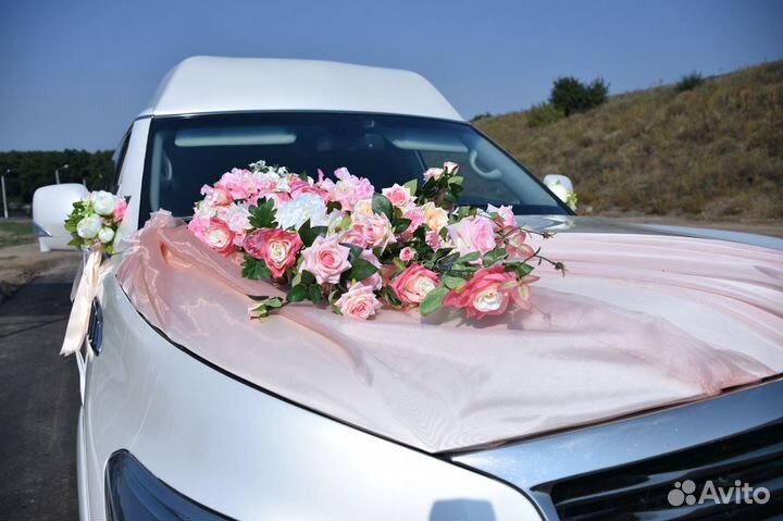 Свадебное украшение для авто в наличии и на заказ