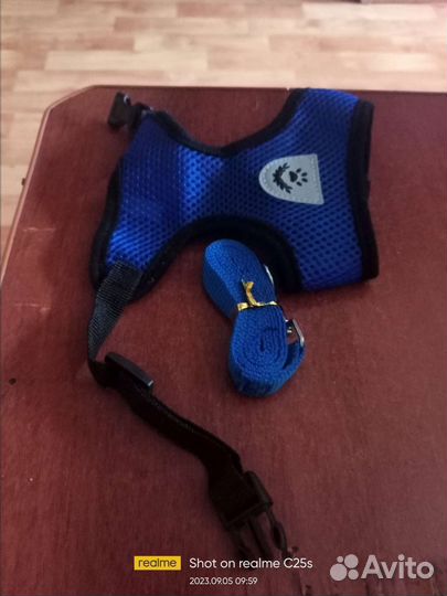 Шлейка и поводок новые для маленькой собачки