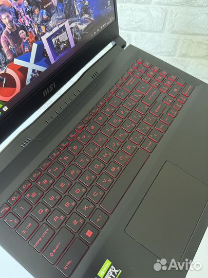 MSI katana GF 66 i5-12500H/16/512/RTX 3060