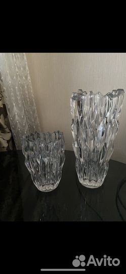 Хрустальная ваза 2 штуки