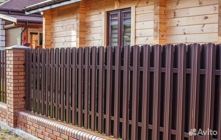 Горизонтальный штакетник