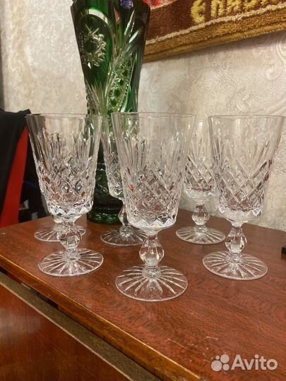 Хрустальные фужеры бокалы СССР