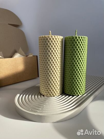 Свечи из вощины, свечи на свадьбу, наборы свечей