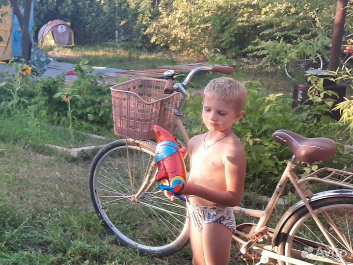 Велосипед женский бу, беговел детский