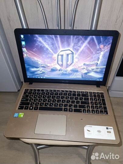 Ноутбук Asus / Silver N5000 / MX110 / 8GB / 1TB