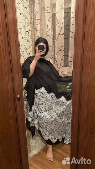 Батист с вышивкой 3м