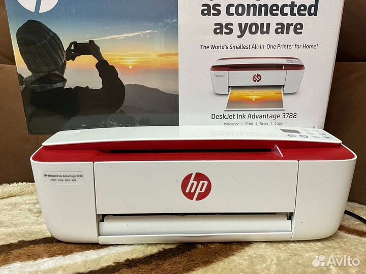 Принтер струйный hp deskjet 3788 цветной
