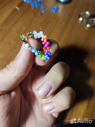 Кольца из бисера