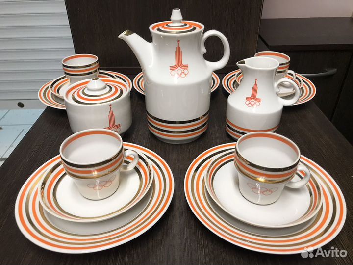 Кофейный сервиз вербилки СССР