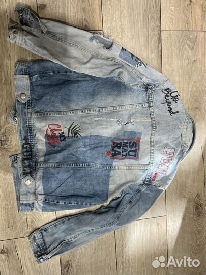 Джинсовая куртка gulliver 146