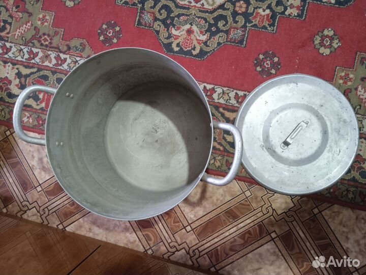 Кастрюля алюминиевая СССР, 30 литров в отл.сост