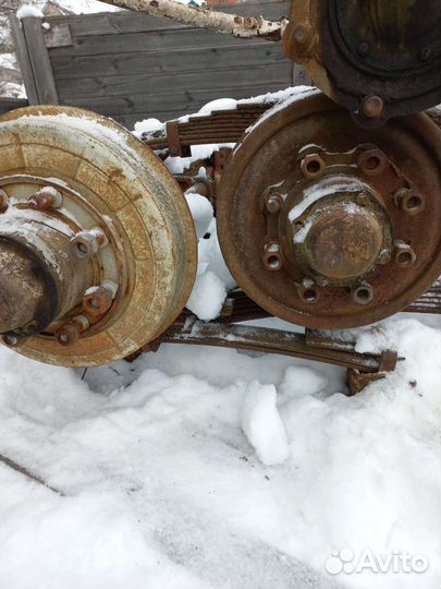 Мосты от тракторной телеги