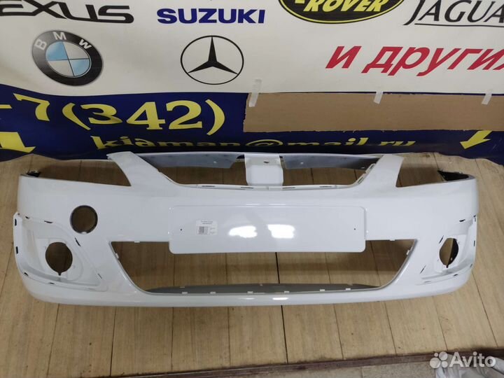 Бампер передний largus в цвет новый+ доставка