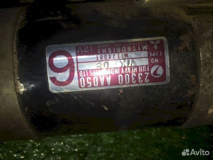 Стартер ER27 Subaru Alcyone AX9 23300AA050