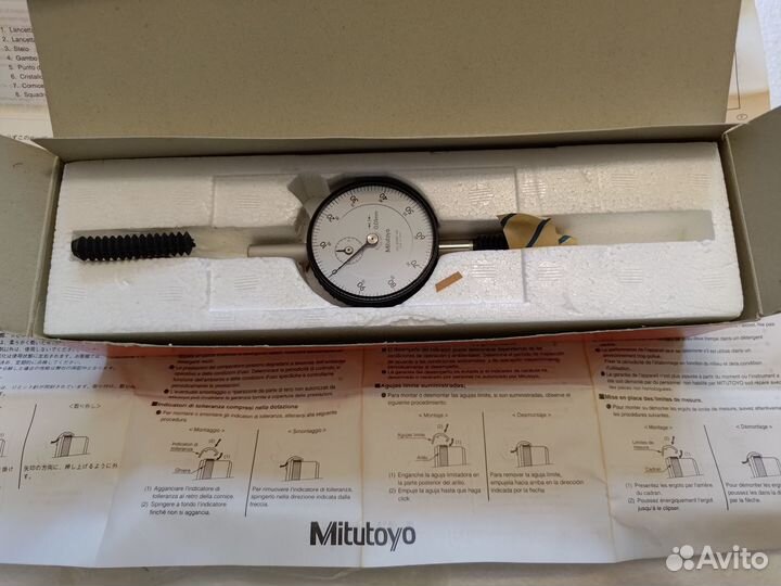 Индикатор 0.01мм 0-20мм Mitutoyo 2050F-60