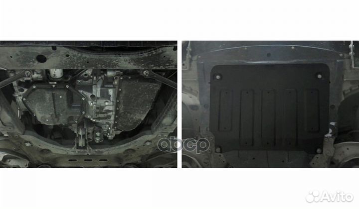 Защита картера + кпп 111.04153.1 Автоброня