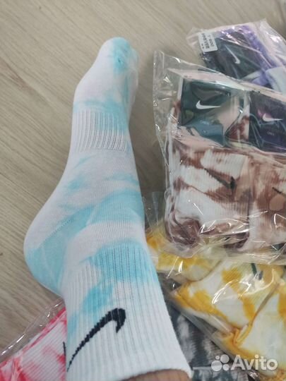 Носки nike tie dye