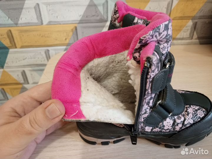 Сапоги зимние детские 27 28