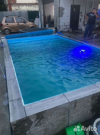 Полипропиленовая чаша (бассейн) 7м*3м*1,5м