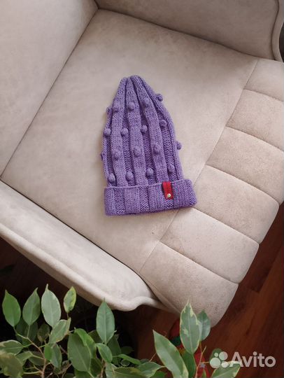 Шапка женская вязаная ручная работа