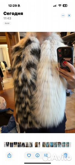 Шарф меховой лиса