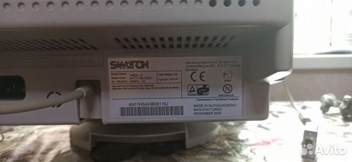 ЭЛТ монитор Samtron 76bdf 17