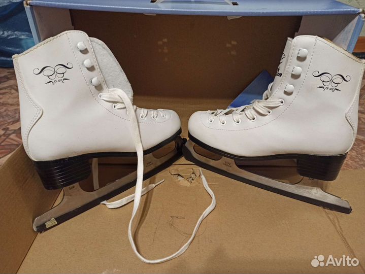 Коньки black aqua