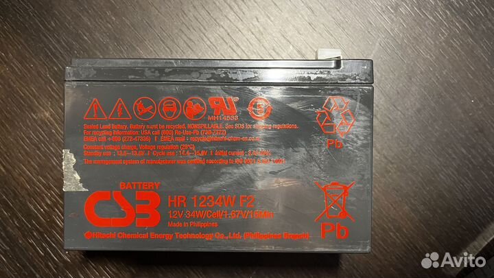 Акб CSB HR 1234W F2