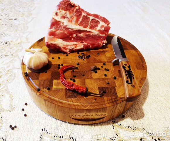 Круглые разделочные торцевые доски CHbros