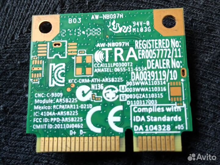 Wi-Fi + Bluetooth адаптер