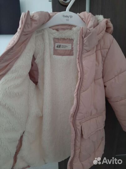 Куртка hm для девочки 98