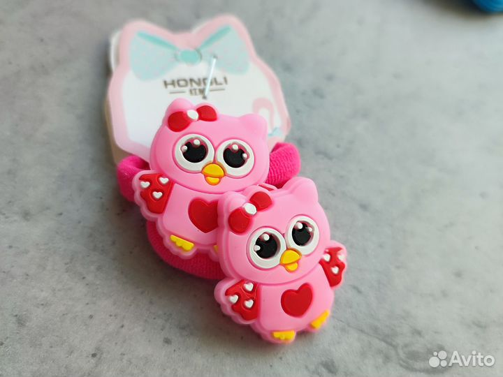 Резинки для волос новые Совы Совушки Совята