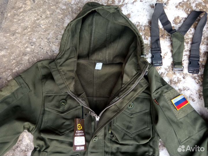 Костюм Горка Хаки демисезонный на флисе