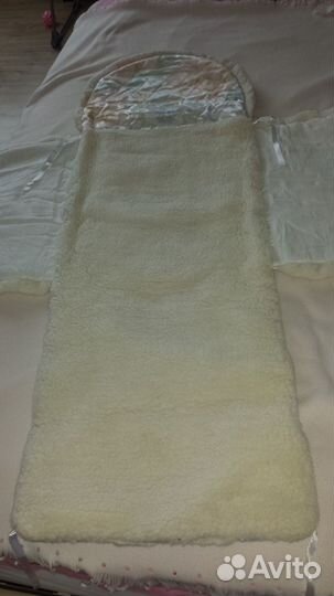 Овчина Конверт на выписку зимний, одеяло, шапка