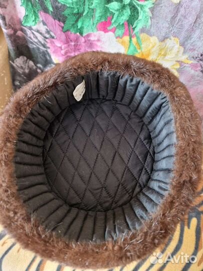 Мужская шапка из нутрии
