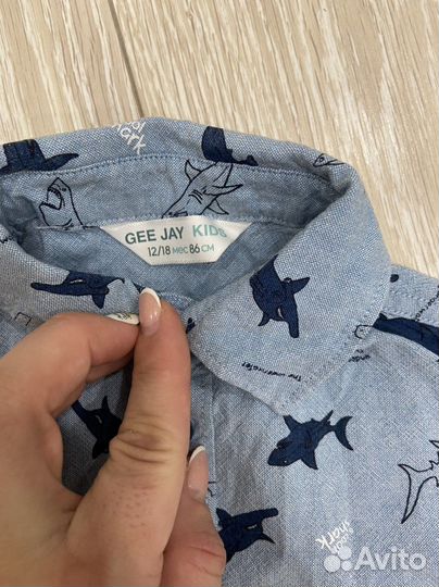 Рубашка детская для мальчиков 86